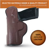 Leather Inside The Waistband Holster For Sig Sauer P365XL MACRO Pistol