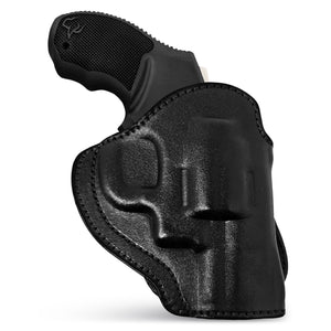 Leather OWB Paddle Holster For 5/6 Shot Revolvers 2" Barrel