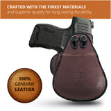 Leather OWB Paddle Holster For Sig Sauer P365