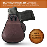 Leather OWB Paddle Holster For Sig Sauer P365