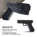 Glock 17 Holster IWB Kydex Holster. Fit:17, 22, 33, 17L, 34