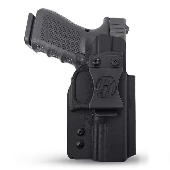 Glock 19 Holster IWB Kydex Holster. Fit: Glock 19, 23, 26, 27, 32, 33, 19X, 45