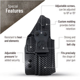 Ambidestroux IWB Kydex Sig Sauer P320 Holster