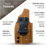 Ambidestroux IWB Kydex Sig Sauer P365 Holster