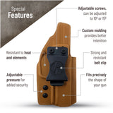 Ambidestroux IWB Kydex Sig Sauer P365 X Macro Holster