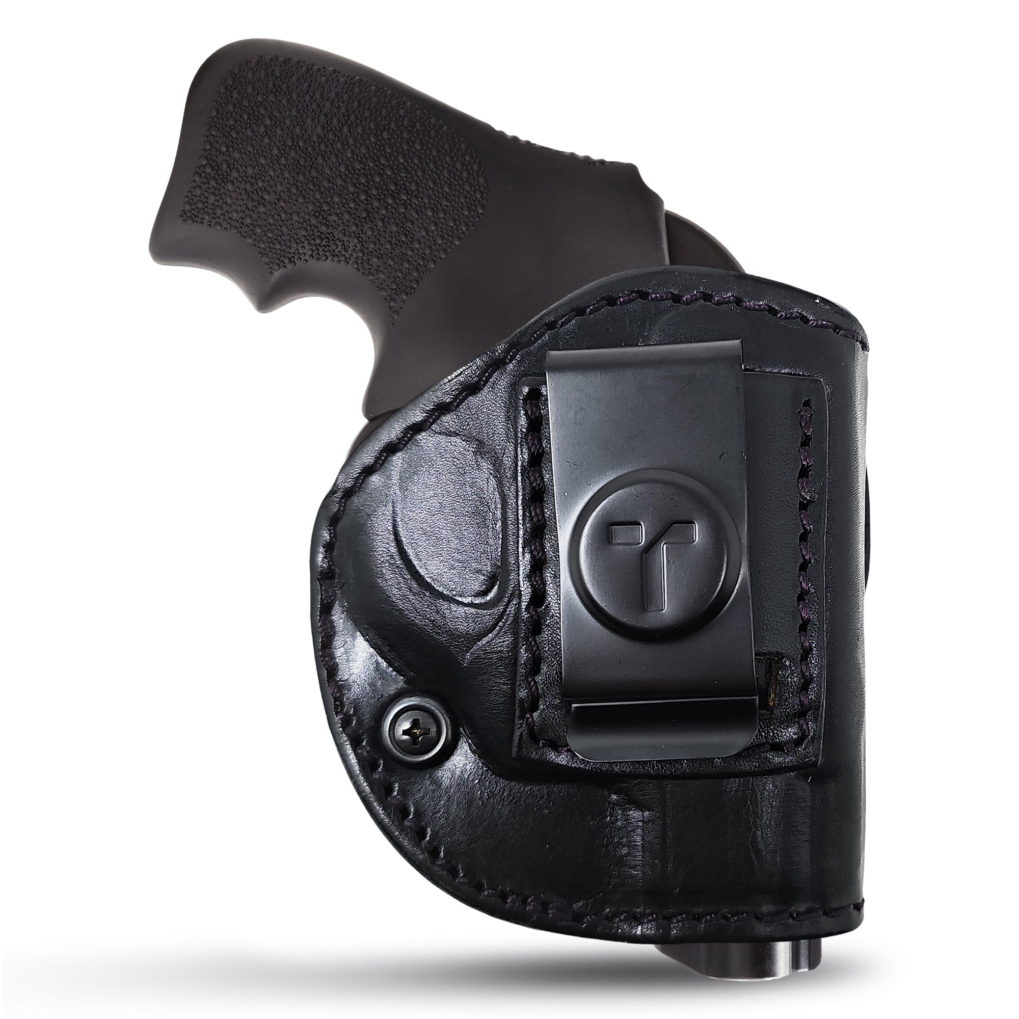 Used Leather Holster Glock 19 23 26 27 IWB Right Hand Leather Black Used Leather Holster Glock 19 23 26 27 IWB Right Hand Leather Black
