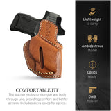 OWB Ambidextrous Leather Holster for Sig Sauer P365/P365 XL