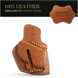 OWB Ambidextrous Leather Holster for Sig Sauer P365/P365 XL