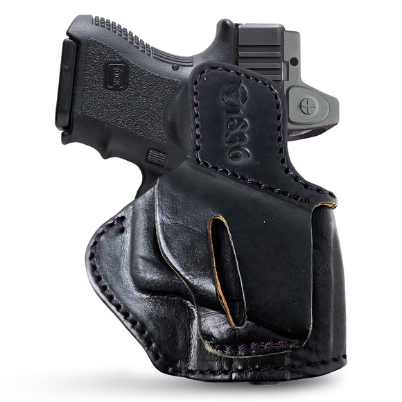 OWB Ambidextrous Leather Holster for Shield, Taurus G2C/G3C
