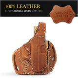 OWB Thumb Break Leather Revolver Holster. Fits for Sig Sauer P365