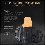 Leather Inside The Waistband Holster For for Glock 19, 19X, 23, 43