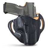 OWB Open Top Leather Holster for Sig P320 Springfield XDM