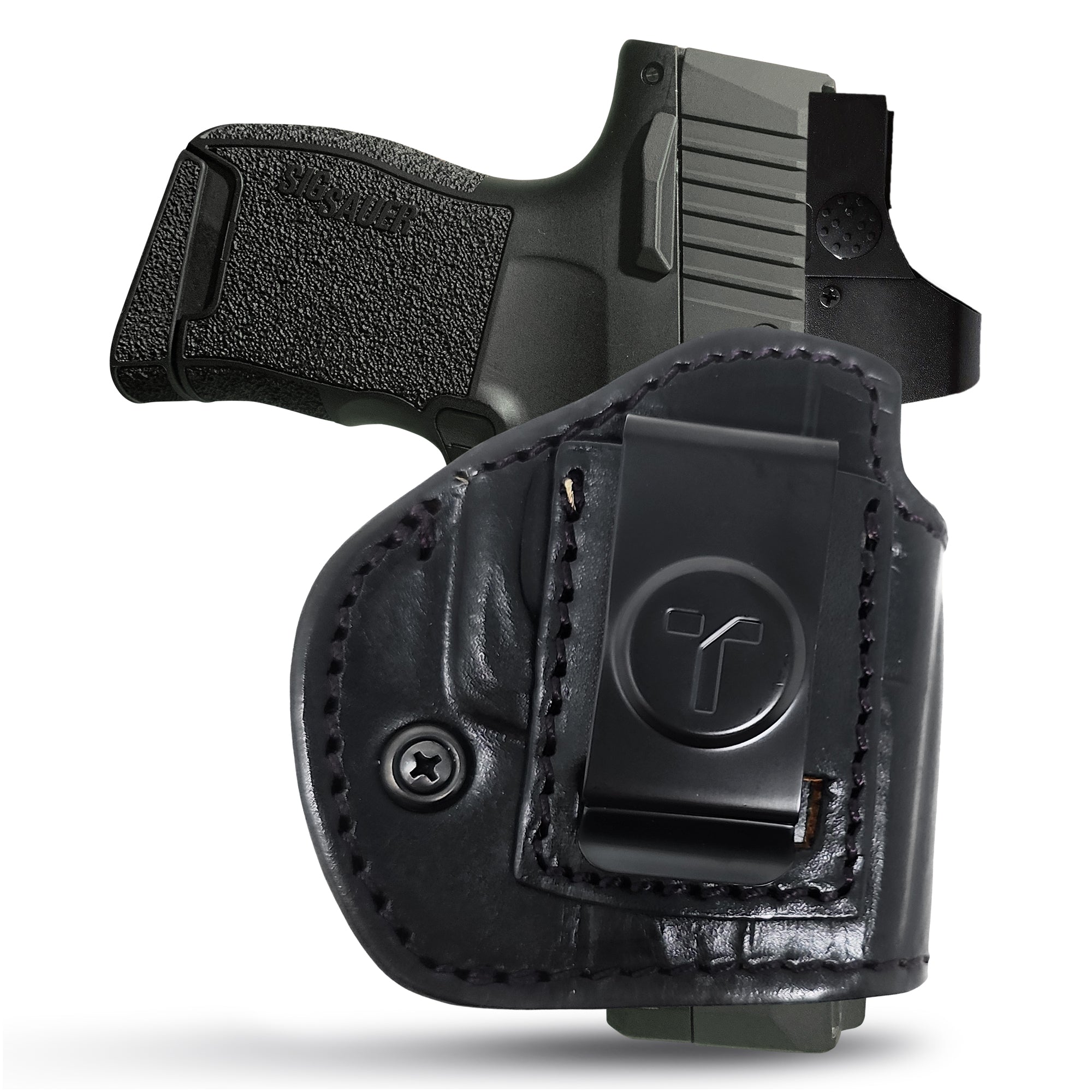 IWB / OWB 4 in 1 Leather Holster for Sig Sauer P365 / P365