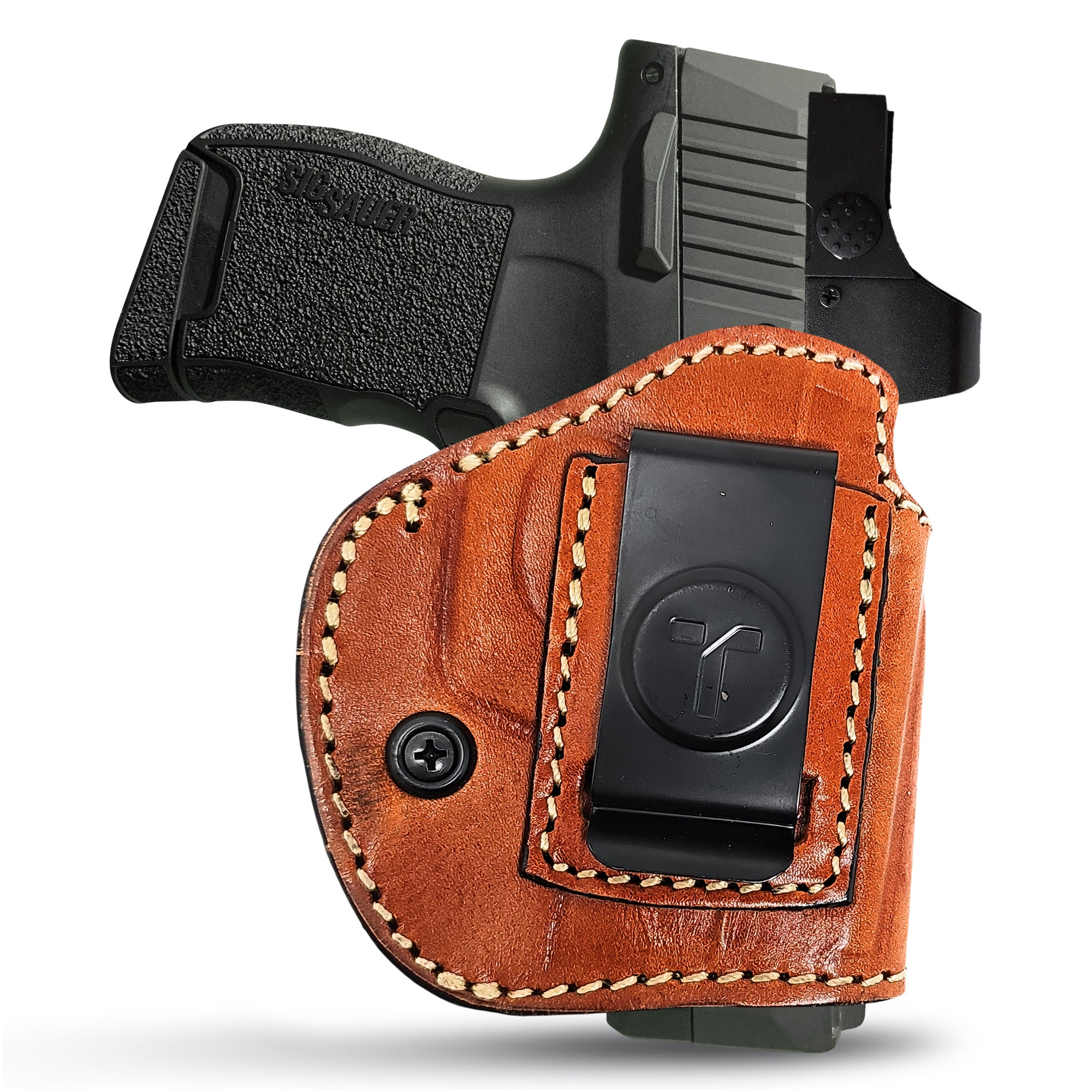 IWB / OWB 4 in 1 Leather Holster for Sig Sauer P365 / P365