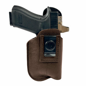 1791 Light Bearing and Optic Ready Fair Chase Deer Skin Holster for Ruger P90, P95 - Size 5S Brown