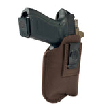 1791 Light Bearing and Optic Ready Fair Chase Deer Skin Holster for Ruger P90, P95 - Size 5S Brown