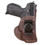 1791 Fair Chase Deer Skin IWB Holster for Taurus TCP, Browning - Size 0 Brown - 1791 Gun Holsters