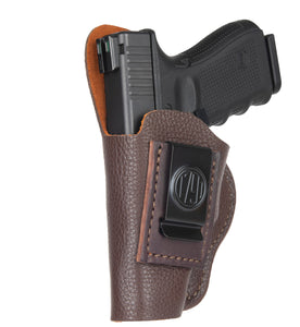 1791 Fair Chase Deer Skin IWB Holster for Ruger SR 22, Keltec - Size 4 Brown - 1791 Gun Holsters