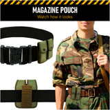 Concealment Magazine and Multi Use Holster Belt Loop Single and Double Magazine Case Pouch