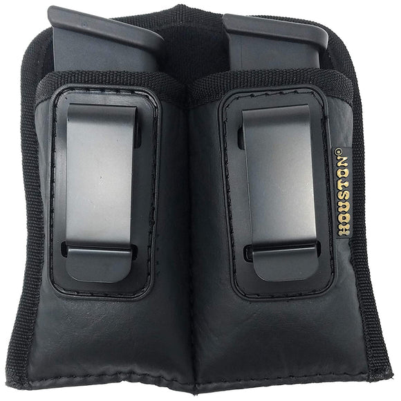 IWB Magazine and Multi Use Holster - by Houston - Clip Fits Concealment Most Double Stack 45 Cal. Like Glock 33/22/31 (Double Extra Large Double Stack .45 Cal)