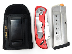 ECO LEATHER Concealment Magazine Pouch and Multi Use Soft Holster IWB