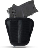 IWB and Outside Gun Holster - by Houston - ECO Leather Concealed Carry Soft Material | Suede Interior for Protection | Fits: S&W Bodyguard,Taurus TCP, Sig P238, Jimenez JA, PPK 380.Ruger LCP II