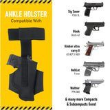 Ankle Nylon Holster By Houston Ideal for Small 9 MM & .380