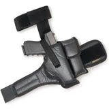 Ankle Gun Holster Concealed Carry - by Houston | Eco Leather | Fits: Most Small 380, Keltec, Ruger LCP, S&W BG, Taurus TCP, Jimenez J.A, Sig P238, Diamond Back | Comfortable to use.