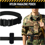 Concealment Magazine and Multi Use Holster Belt Loop Single Magazine Case Pouch .45 Cal