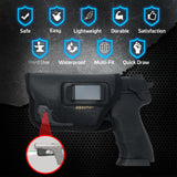 IWB Gun Holster by Houston | Fit Most Full Size Guns With Laser (CHP-57BL)