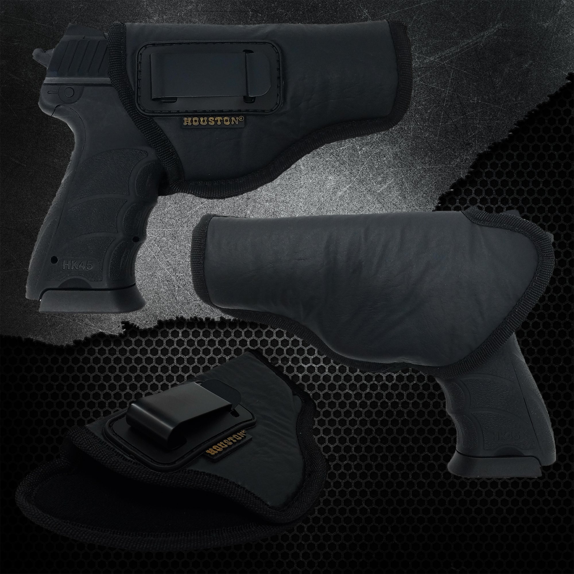 IWB Gun Holster by Houston | Fit Most Full Size Guns (CHP-57B