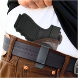 IWB Gun Holster by Houston | Brown Color | Fit Most Mid Size Guns With Laser (CHPB-57GL)