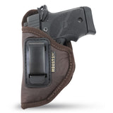 IWB ECO Leather Concealment Holster by Houston - Inside The Waist with Metal Clip FIT Glock 43 & 42, SIG P365, KAHR PM 45, MAKAROV, KELTEC PF9 / P11