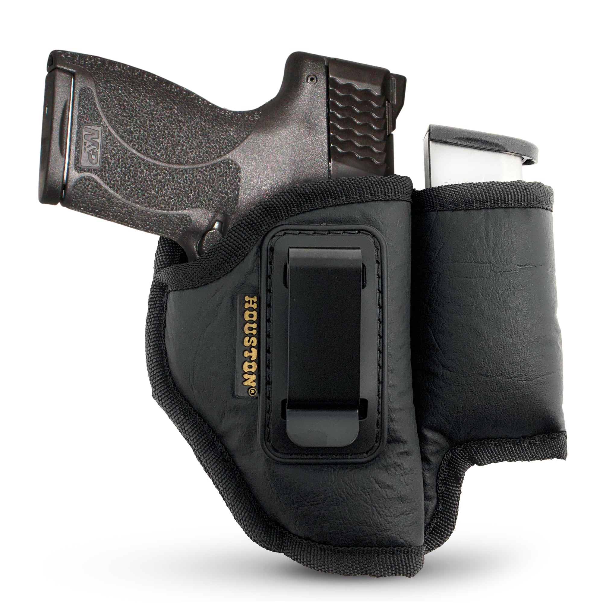 IWB Gun Holster by Houston - ECO Leather Concealed Carry Soft 