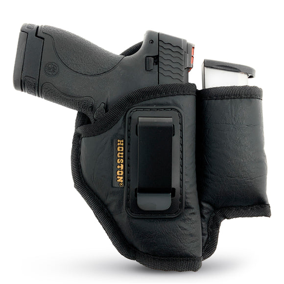 IWB Gun Holster by Houston - ECO Leather Concealed Carry Soft Material