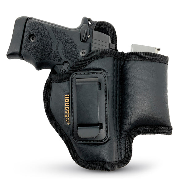 ECO Leather Concealment Holster Inside The Waist with Metal Clip FIT Glock 43 & 42, SIG P365, KAHR PM 45, MAKAROV, KELTEC PF9 / P11