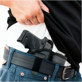 ECO Leather Concealment Holster Inside The Waist with Metal Clip FIT Glock 43 & 42, SIG P365, KAHR PM 45, MAKAROV, KELTEC PF9 / P11