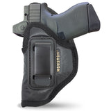 ECO Leather Optical Concealment Holster Inside The Waist with Metal Clip by Houston FIT Glock 43 & 42, SIG P365, KAHR PM 45, MAKAROV, KELTEC PF9 / P11