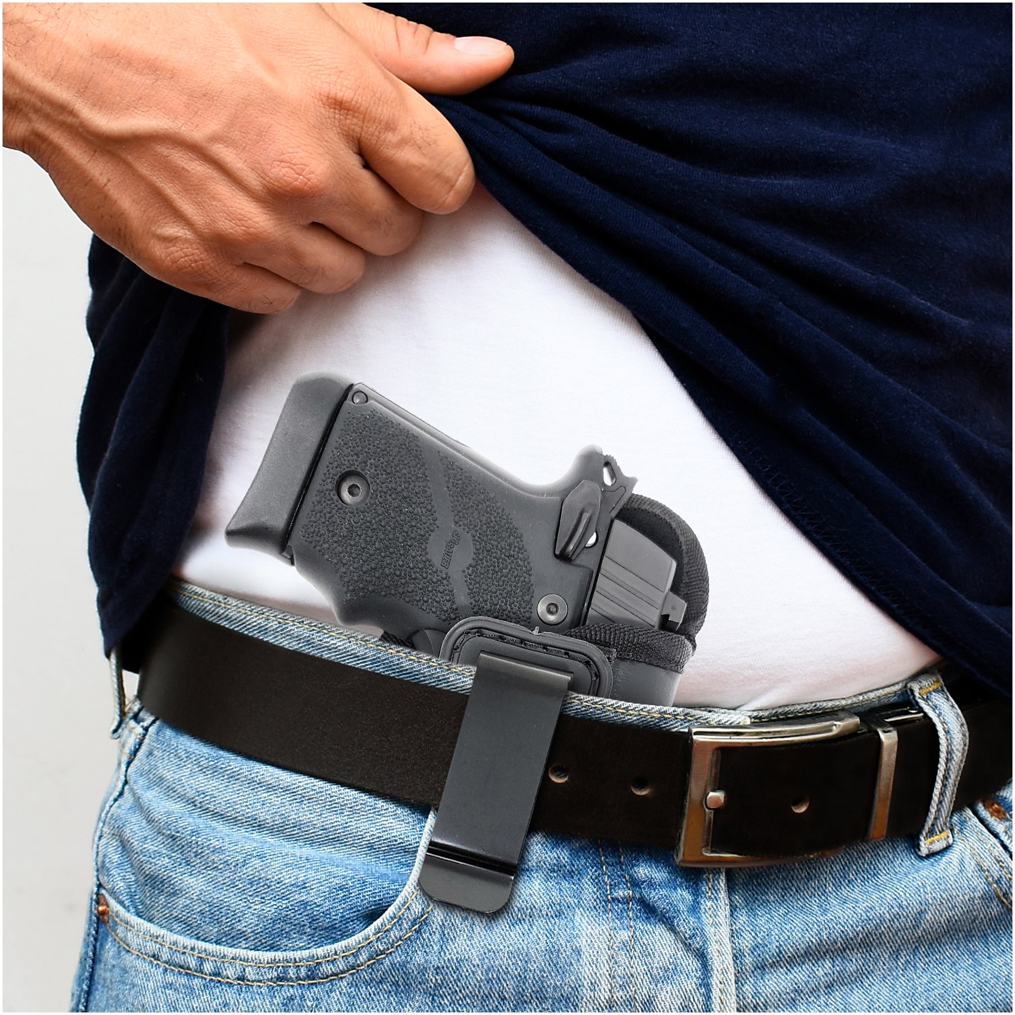 IWB Leather Holster with Monoblock Clip for Sig Sauer P365 – Snake River Holsters IWB Leather Holster with Monoblock Clip for Sig Sauer P365 – Snake River Holsters