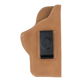 Black Scorpion Suede Leather IWB Gun Holster - Made USA - Inside Waistband (Small Medium and Large Size)