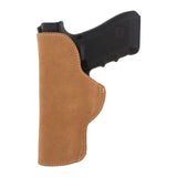 Black Scorpion Suede Leather IWB Gun Holster - Made USA - Inside Waistband (Small Medium and Large Size)