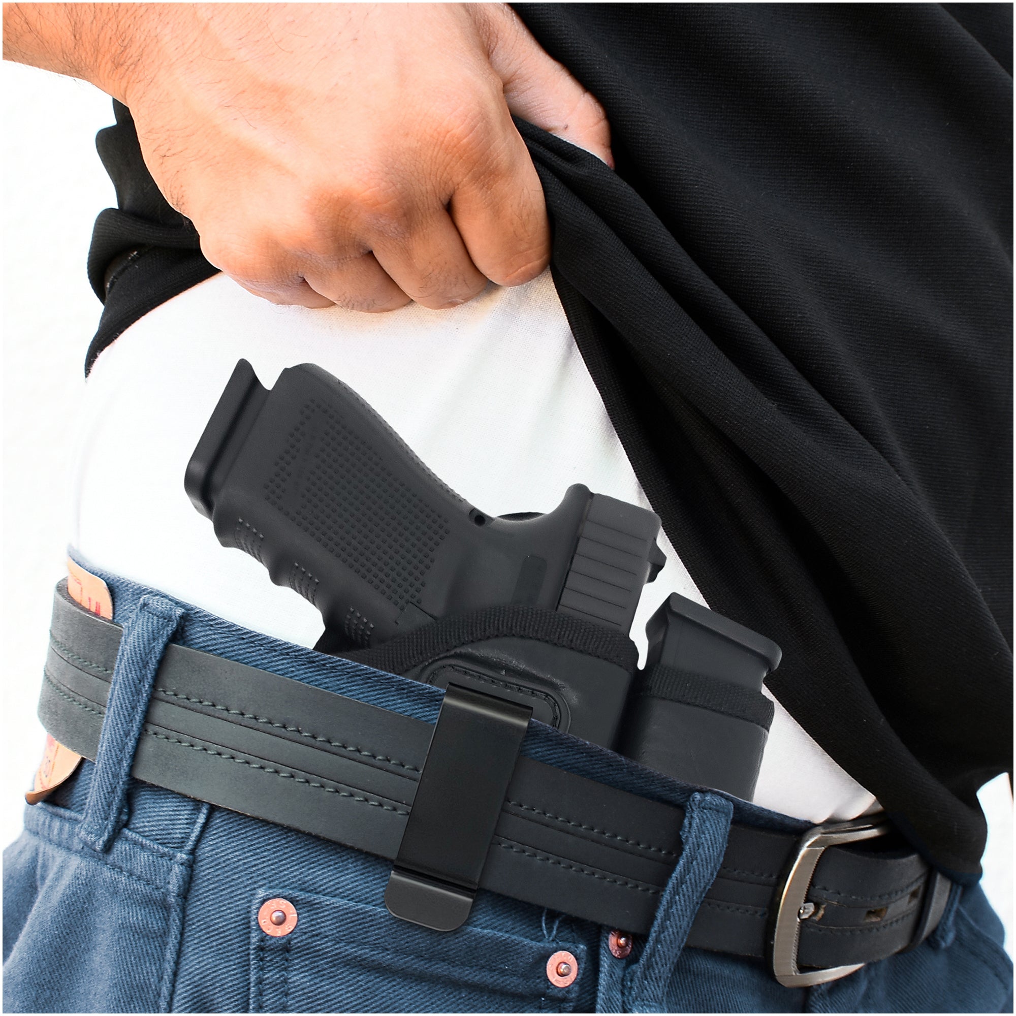 thumbnail image 2 of Ultimate Nylon Gun Holster With Magazine Pouch For Hi-Point .40 & .45 - Ambidextrous OWB 2 of 5