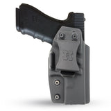 Concealed Carry Iwb Kydex Holster - by Houston | Lined Inside for Strong Retention and Protection | Reinforced Plastic Clip | Lightweight | Glock 17