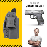 Concealed Carry Iwb Kydex Holster by Houston | Lined Inside for Strong Retention and Maximum Protection | Reinforced Plastic Clip | Lightweight Durable | for MOSSBERG MC1s