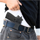 Concealed Carry Iwb Kydex Holster - by Houston | Lined Inside for Strong Retention and Maximum Protection | Reinforced Plastic Clip | Carbon Fiber | Lightweight Durable | for SIG P228 / 229