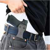 Concealed Carry Iwb Kydex Holster - by Houston | Lined Inside for Strong Retention and Maximum Protection | Reinforced Plastic Clip | Lightweight Durable | for Glock 48