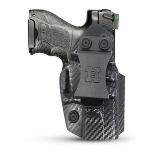Concealed Carry Iwb Kydex Holster - by Houston | Lined Inside for Strong Retention and Maximum Protection | Reinforced Plastic Clip | Carbon Fiber | Lightweight Durable | for H&K VP 9 SK