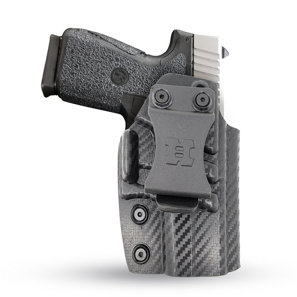 Concealed Carry Iwb Kydex Holster - by Houston | Lined Inside for Strong Retention and Maximum Protection | Reinforced Plastic Clip | Lightweight Durable | for Kahr cm 45