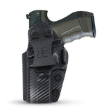 Concealed Carry Iwb Kydex Holster - by Houston | Lined Inside for Strong Retention and Maximum Protection | Reinforced Plastic Clip | Carbon Fiber | Lightweight Durable | for Walther PPQ / P99