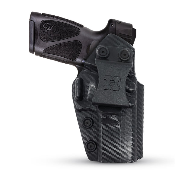 Houston Gun Holsters Concealed Carry Iwb Kydex Holster - by Houston | Lined Inside for Strong Retention and Protection | Reinforced Plastic Clip | Lightweight | Fit Taurus G3 (Carbon Fiber)
